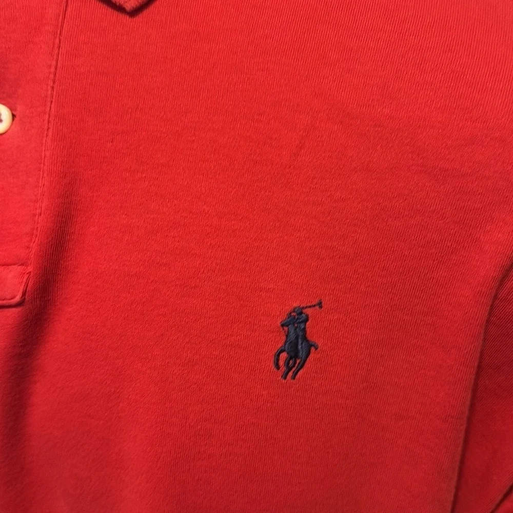 Polo by Ralph Lauren Men's Red Polo Shirt  size XL EA017 - Picture 5 of 8